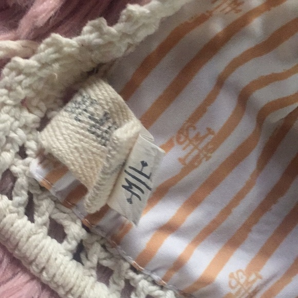 Cream color she made me crochet bikini top Med/Lar - Picture 5 of 7